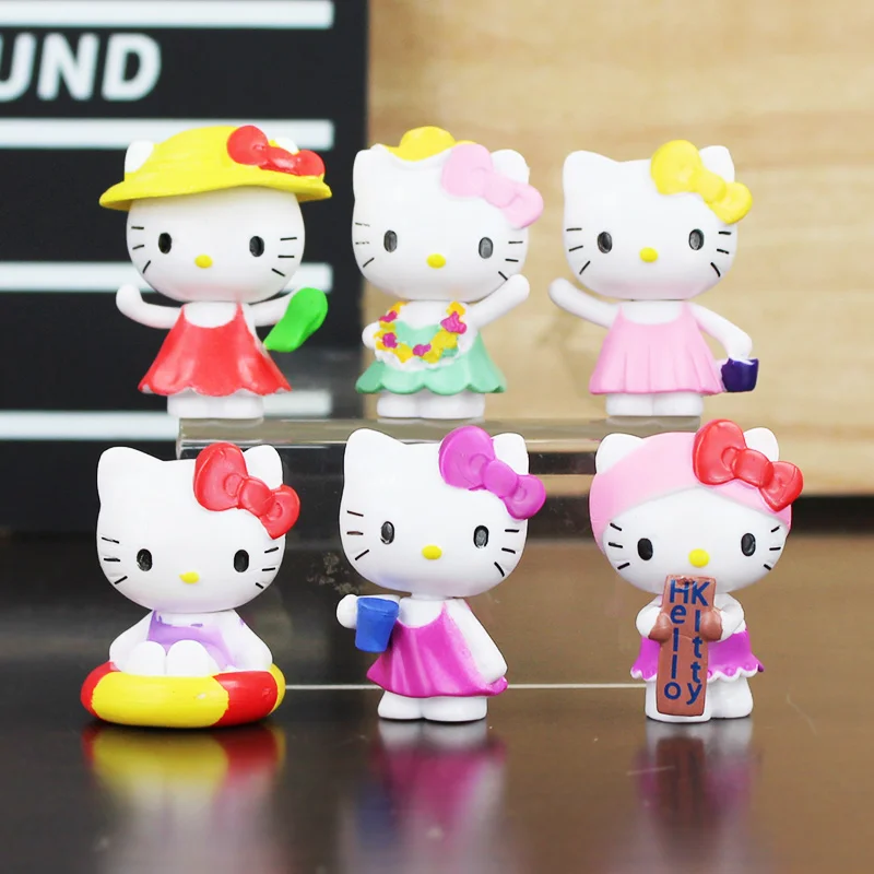 

Hellokittes Doll Ornaments Action Figure Anime Peripherals Model Collection Toy Birthday Gifts for Girls