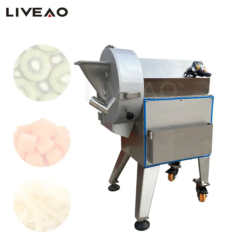 

Electric Vegetable Cutter Multi Function Vegetable Fruit Onion Carrot Potato Radish Single Head Cutting Machine