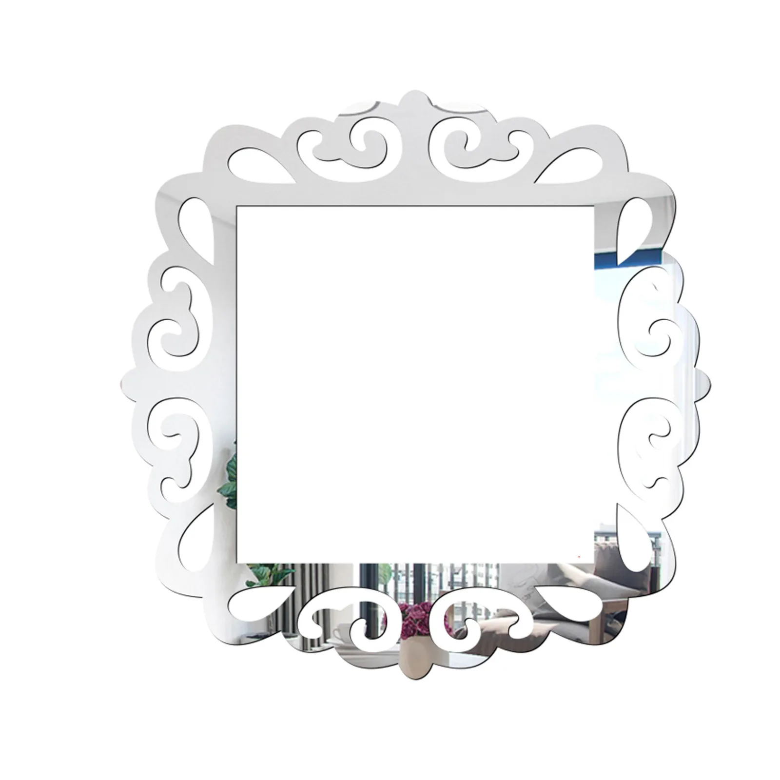 Hot Sale Waterproof Switch Sticker Home Decor Wall Mirror Style Photo Frames For Shop Switch Home Decoration Wall Mirror