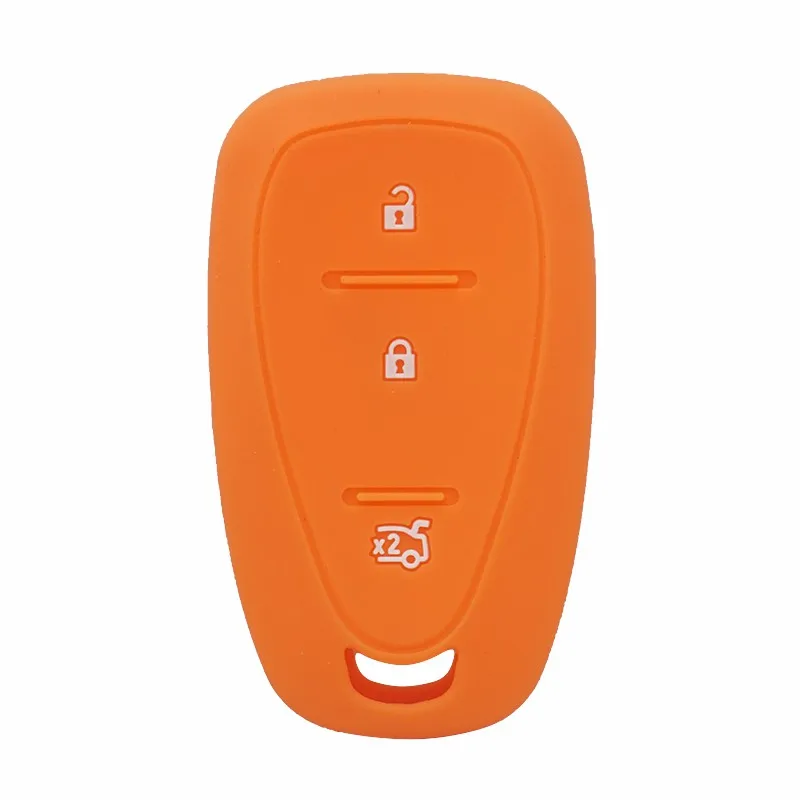 Silicone Car Key Cover for Chevrolet Cruze Spark Onix Volt Aveo Sonic