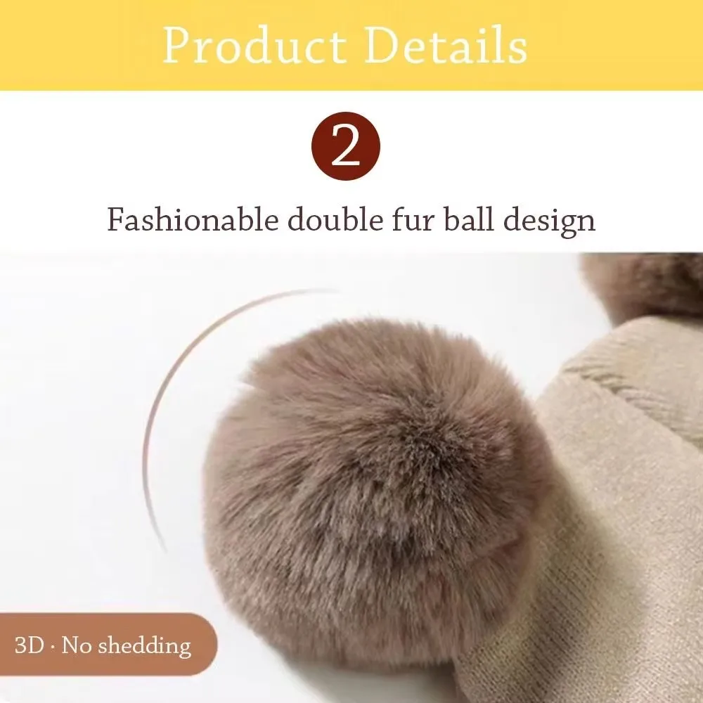 Kids Knitted Set Autumn Spring Baby Cotton Knitting Hat Scarf Set Infant Boys Girls Neck Scarf Winter Warm Toddler Cartoon Baby Suits