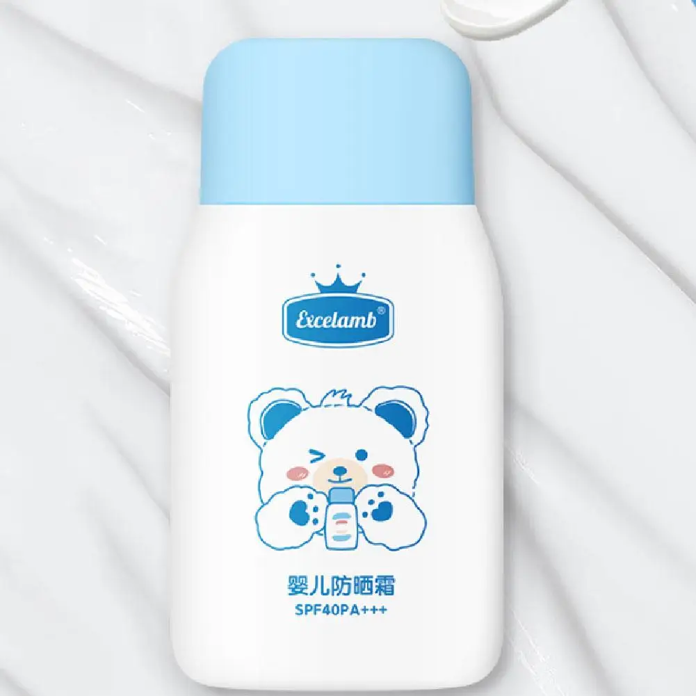 SPF 40+++ Children Sunscreen Refreshing Oil Free Sun Protector Sunscreen Stick Moisturizing Face Stick Non-Sticky Bar