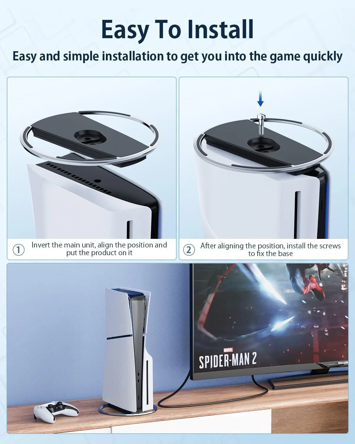Premium Vertical Storage Stand for Gaming Consoles – Ideal Organizing Solution for Gamers