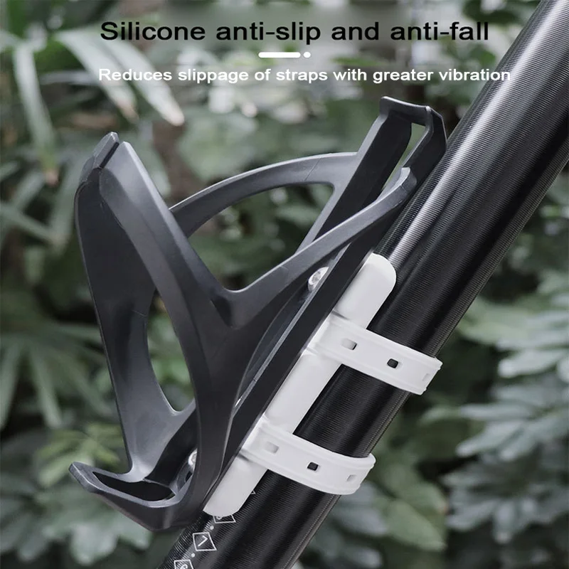 Cycling Bottle Holder Adapter Silicone Gel Road MTB Kettle Cage Conversion Base Without Hole Installation Fixing Bike Bottle bicycle water bottle cage