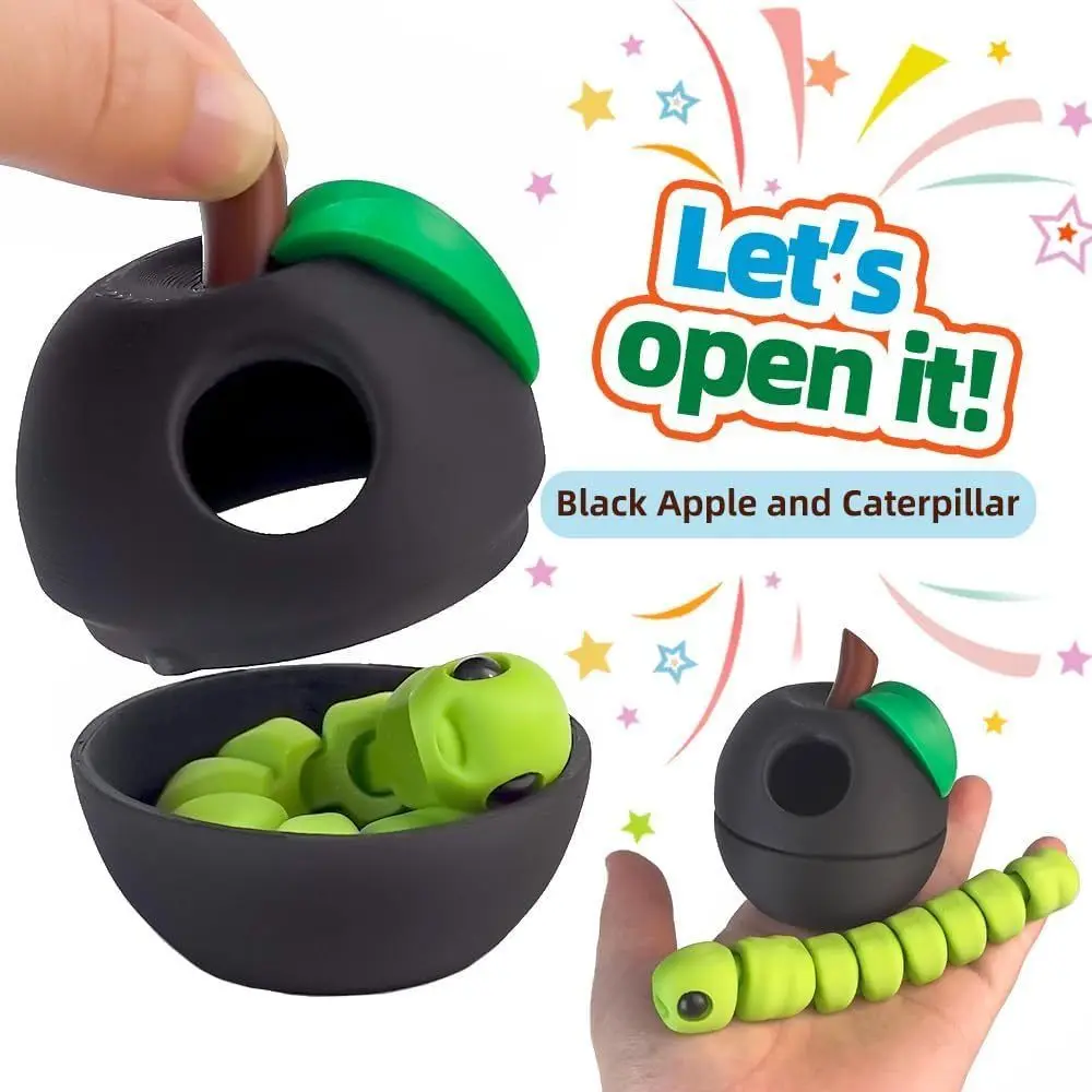 Full Body Joints 3D Printed Fruit Toy Cute and Silly 3D Printing Movable Model Figure Movable Design Multi-color