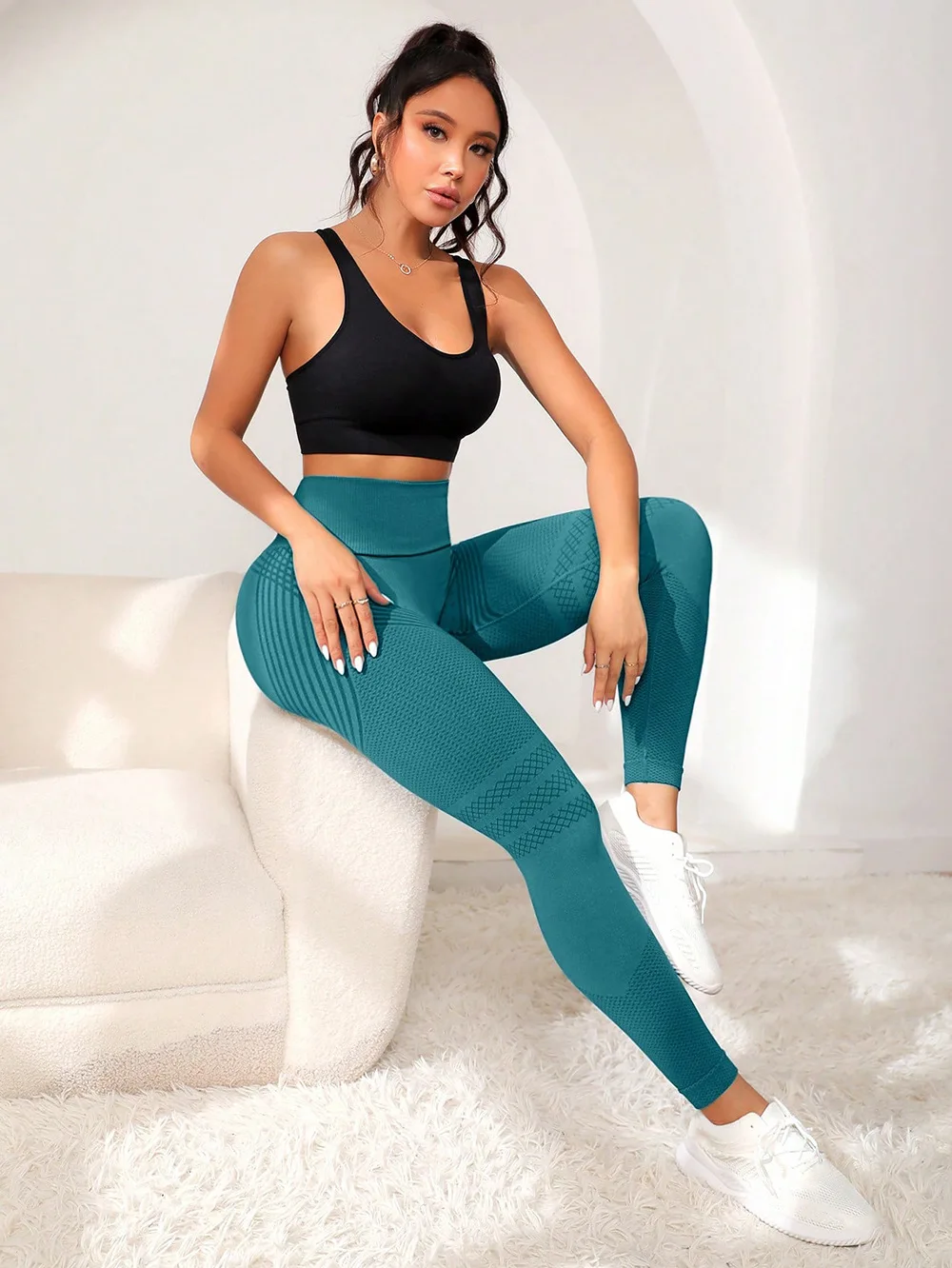Women's High-Waisted Lifting Buttocks Sports Pants 4