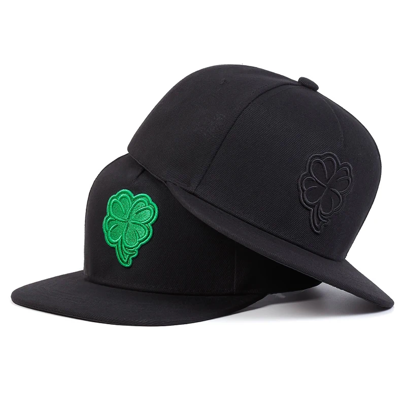Baseball Caps Unisex Clover Embroidery Hip-hop Spring Autumn Outdoor Adjustable Casual Sunscreen