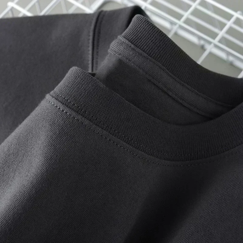 New Summer Men's Sports T-Shirt Solid Color Fashion Print Jogging Breathable Cotton Tees Harajuku O-Neck Short Sleeve Tops Cloth