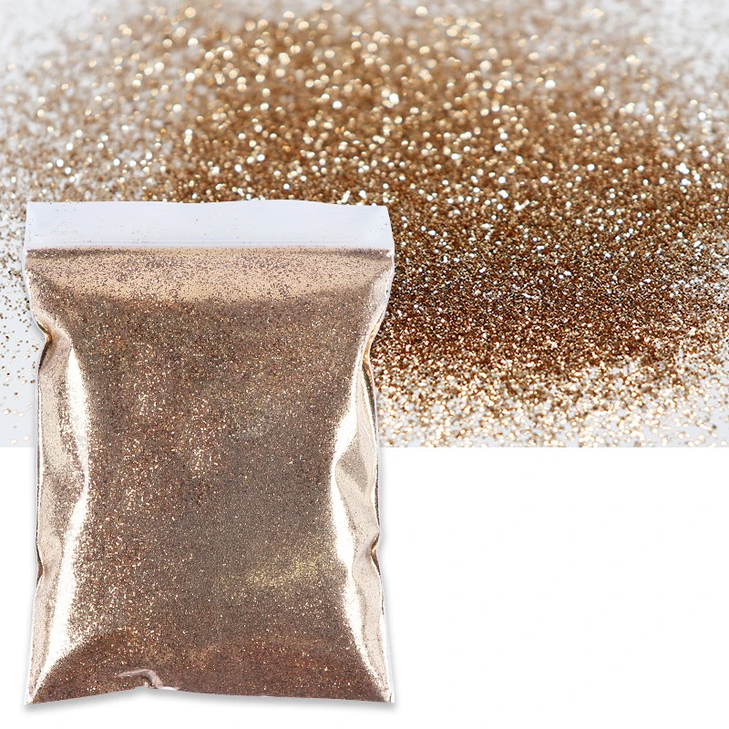 Holographic Fine Glitter Powder for DIY Crafting and Resin Art - 10g Gold & Silver Laser Sparkle