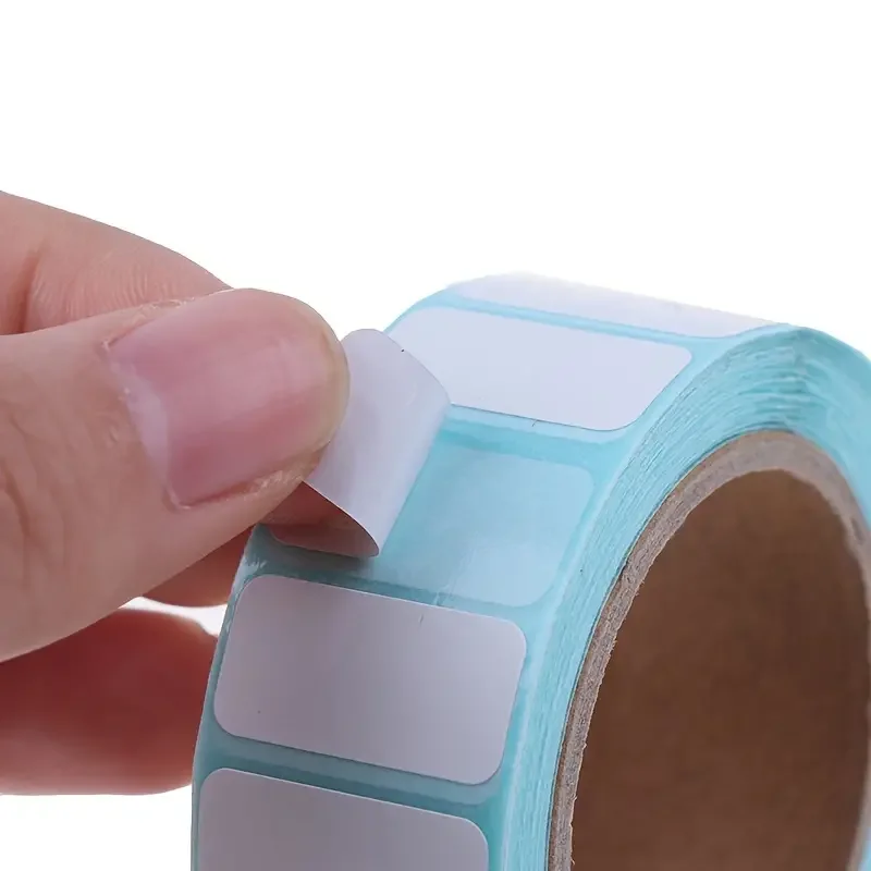 5000/roll Labels Thermal Paper Double Row Stickers square rotundity Heart-shaped Printable Stickers Barcode Printer Labels