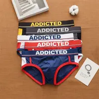 Addicted Men Underwear Male Underpants Bikini Pant Low Rise Swimwear Designer Men Boxer Underwear Comfortable Breathable Briefs 1