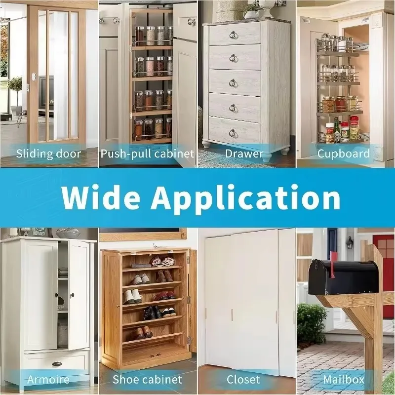 Strong Magnetic Cabinet Catches Ultra-Thin Door Magnets Stops Invisible Adhesive Drawer Door Closer Latch for Furniture 20/1Set magnetic cabinet catches,door closer,door catches,magnetic cabinet latches,cabinet door latch,door stops,cabinet door stop