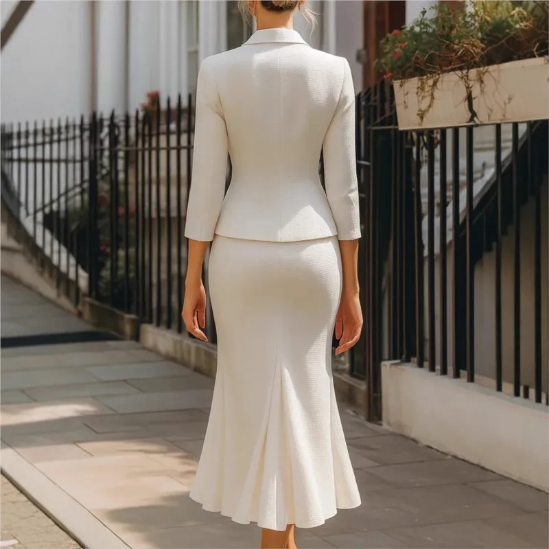 Zhu Zhu Store طقم تنورة بليزر نسائي رسمي