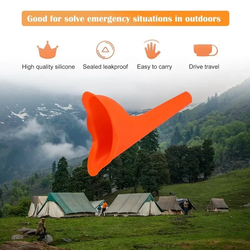 Outdoor Car Travel Portable Adult Urinal Unisex Potty Pee Funnel Peeing Standing Man Woman Toilet Portable Urinal