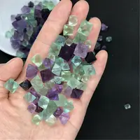 1000g Natural Mixed Fluorite Octahedron Gem Small Rough Stone Specimen Healing DIY Natural Quartz Crystals Stones and Crystal 1