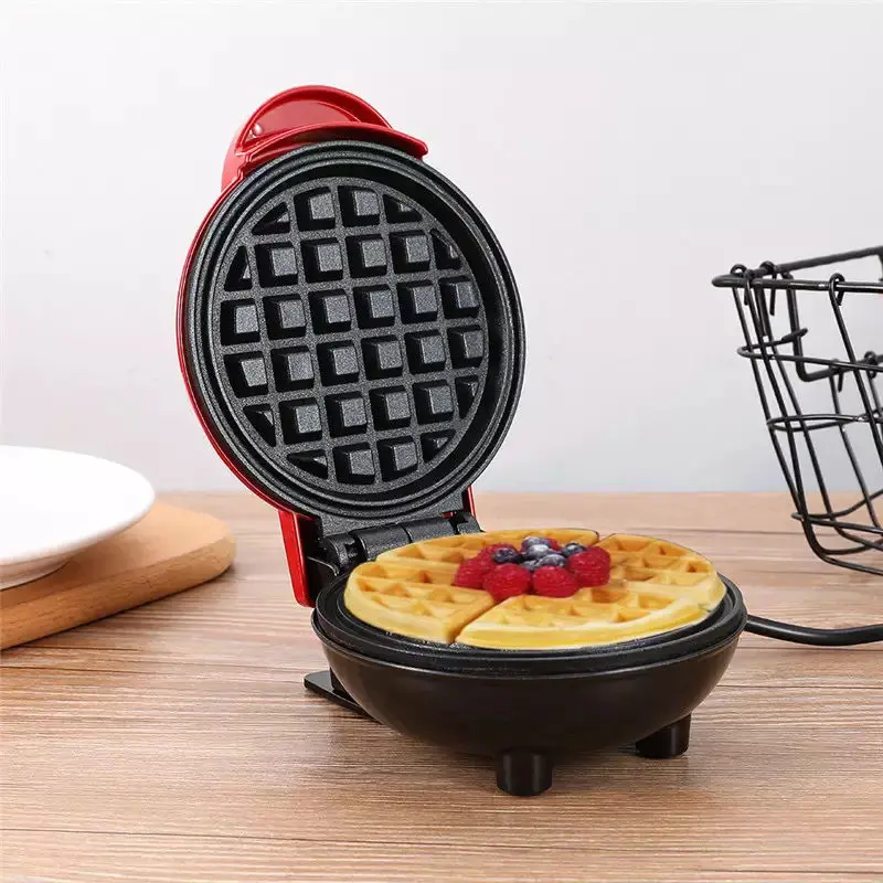 Mini Pancakes Maker Machine Chaffle Maker Waffle Machine For Breakfast  Non-stick Multifunctional Kitchen Small Appliance Eggs - AliExpress