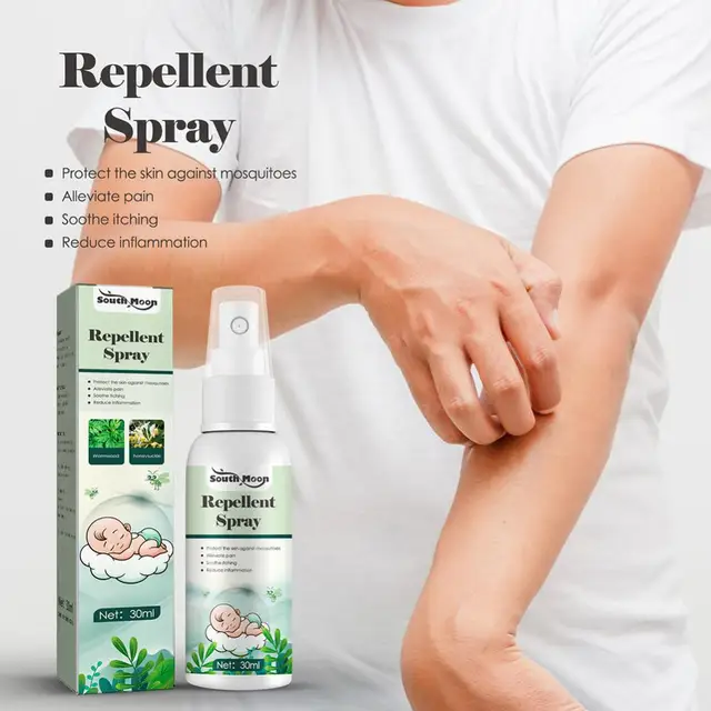 30 Ml-Es Szúnyogtaszító Spray-Szúnyog Antipruritikus Folyékony Kültéri Kemping Szúnyogok Taszító Anti-Rovarcsípések Spray - Image 2