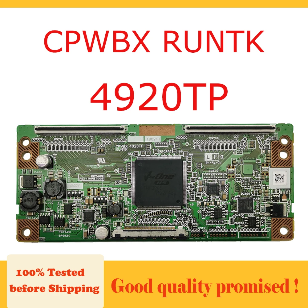 4920TP TCON Board for TV Display Equipment Replacement Board for TV LK600D3LB08 CPWBX RUNTK CPWBXRUNTK 4920 TP T CON