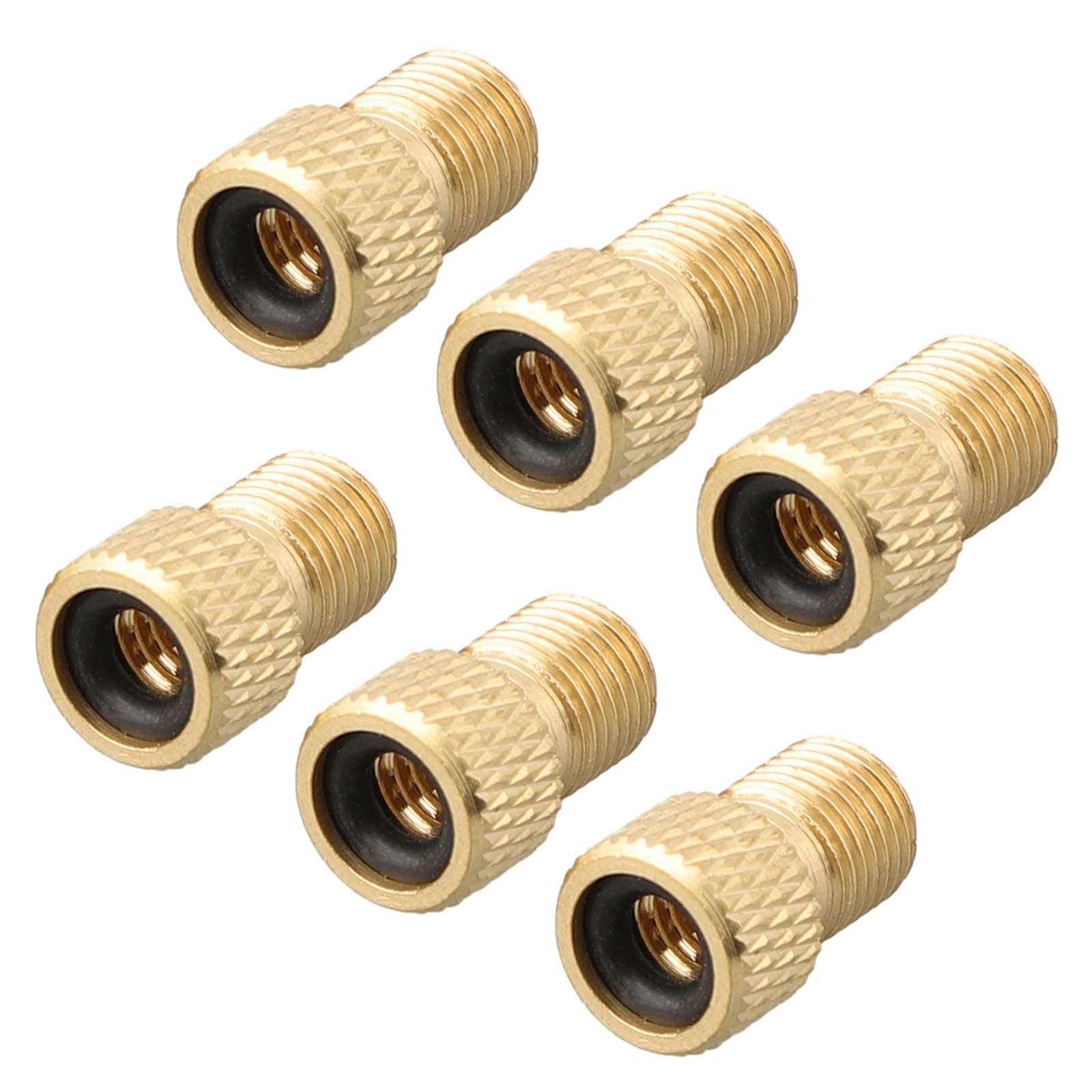 

3CM Length French Mouth French Mouth 6pcs Brass + Rubber Ring Easy To Use And Install Green MTB Bike Motorcycles