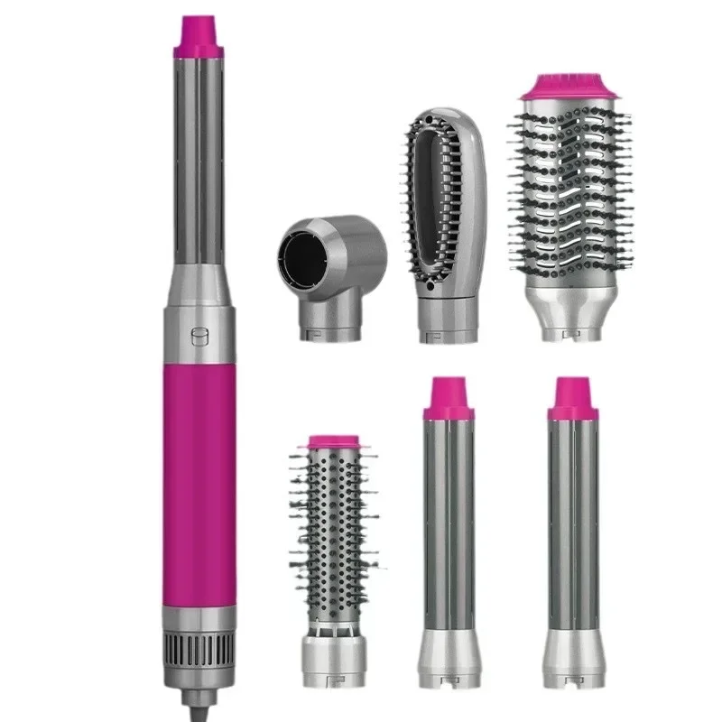 ENZO 220V Professional Multifunctional 6 in 1 Hair Dryer Hair Curler Straighter Air Comb Styling Tools Negative Ions Air Warp 5