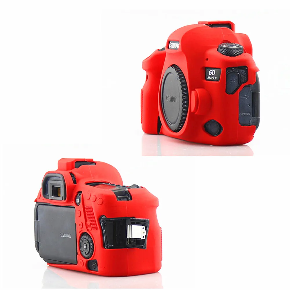Camera Case 6DII Silicone Armor Skin For Canon EOS 6D Mark II