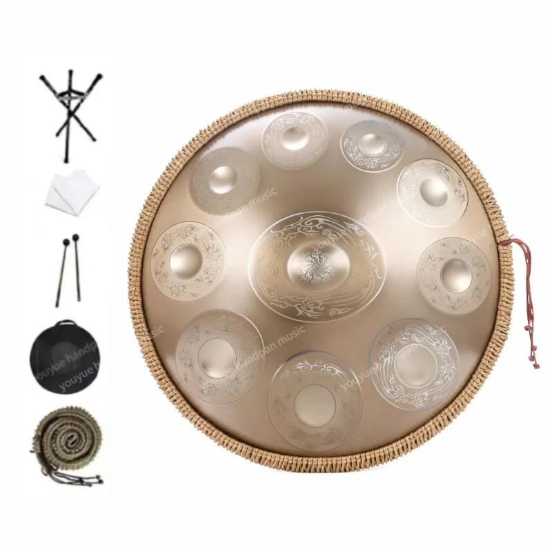 KoKoty HandPan Drum 440hz/432hz マンダラ ハンドパンドラム ニ短調