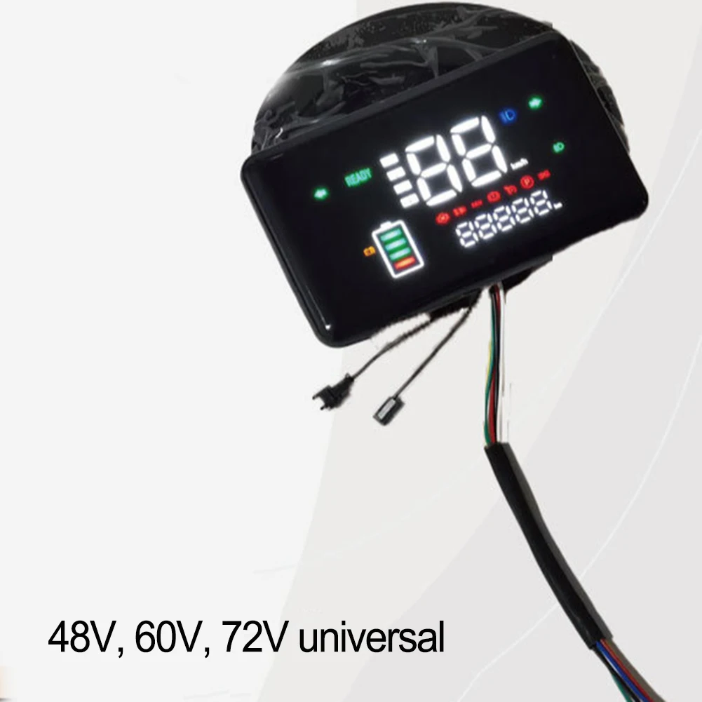 Pantalla LCD para bicicleta eléctrica, velocímetro de 48V, 60V, 72V, medidor de Motor