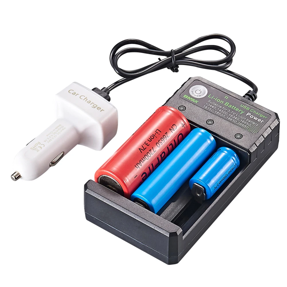 18650 3.7v/4.2v Lithium Charger Liion Battery Usb Independent Charging