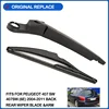 11" Rear Windscreen Wiper Blade And Arm For Peugeot 407 SW 407SW (6E) 2004-2011 Back Window Windscreen Glass Blades accessories 1
