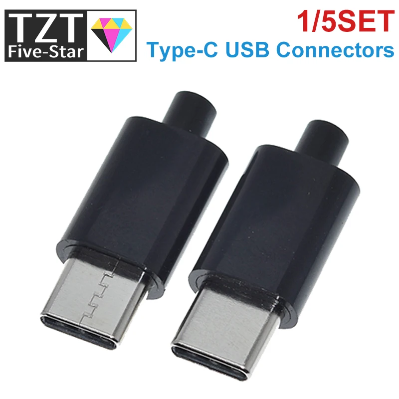 1/5set type-c mirco USB csatlakozók Apaállat jacket Farok dugasz Elektromos Célállomási kezelési költségek conector esetben telefont