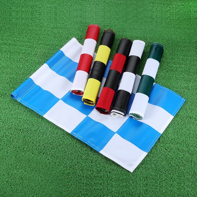 Golf Backyard Training Aids Hole Pole Cup Flags Putting Green Marker for Outdoor Indoor Backyard Golf Courses Practice 51 x 36cm 4