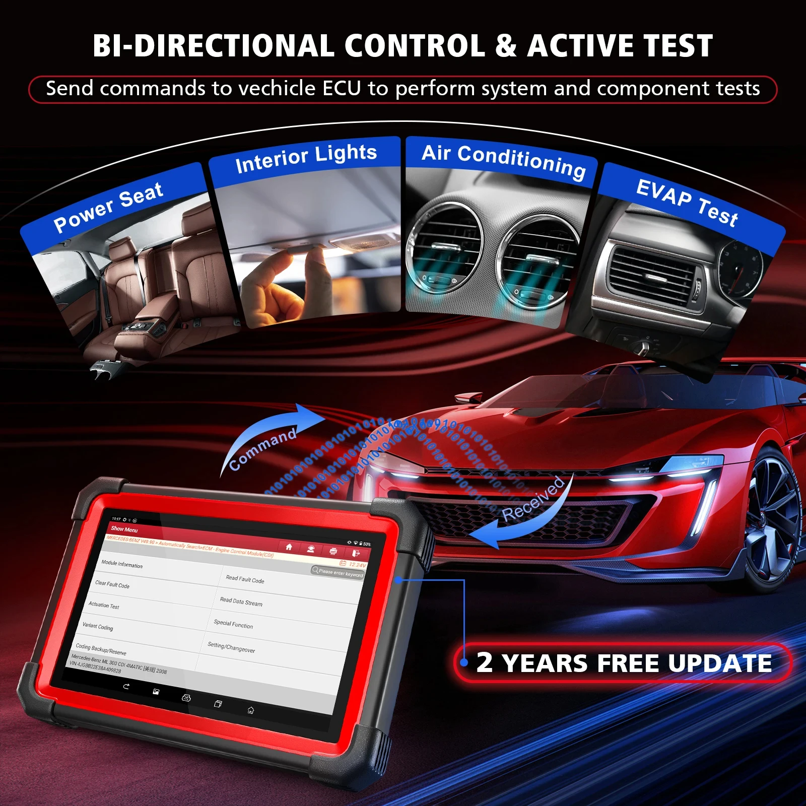 LAUNCH X431 IMMO Elite X-PROG 3 XPROG3 Key Programmer Car OBD2 Diagnostic Tools IMMO Anti-Theft Programming 39 Reset