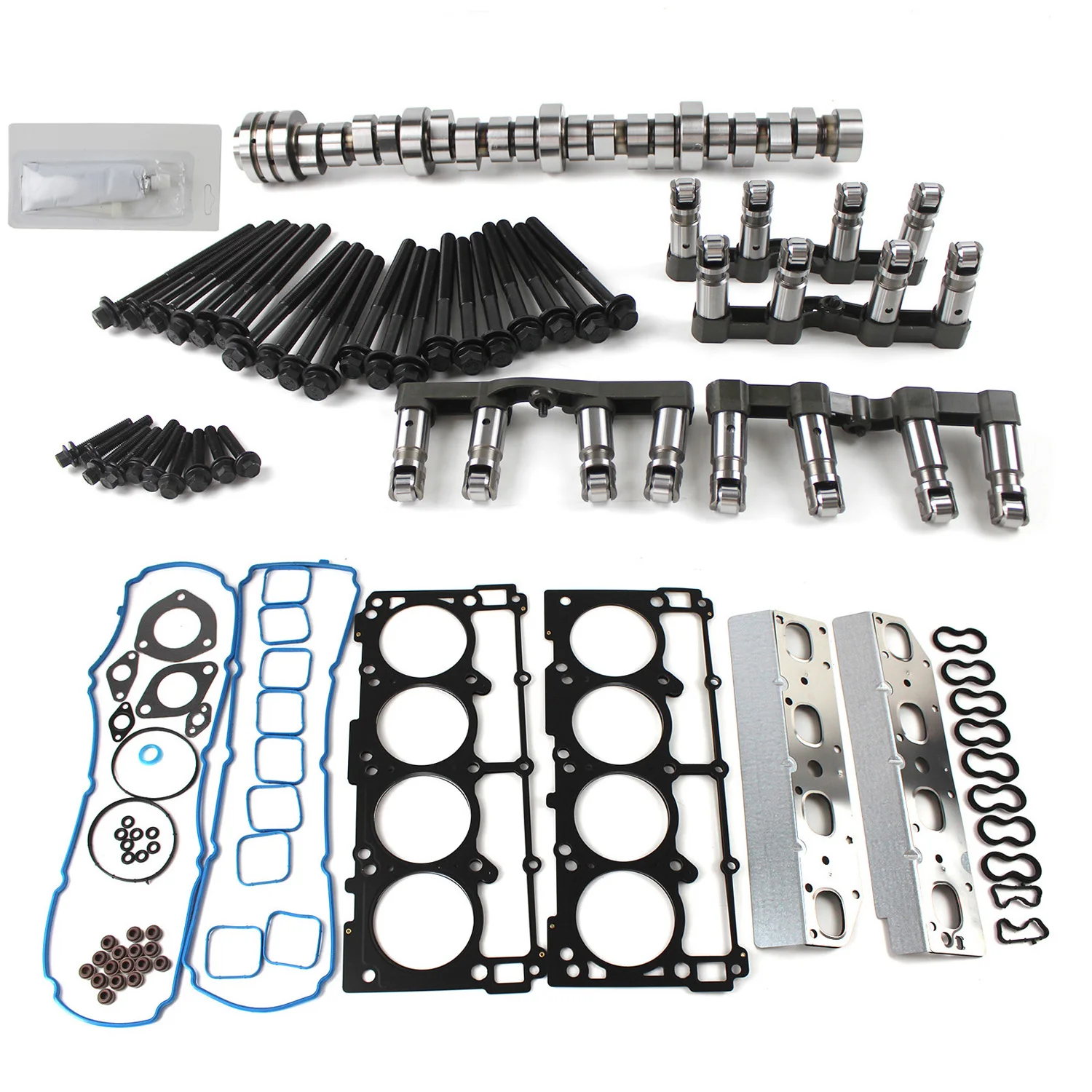 

53022372AA 53021720BB 53021572AC OHV Hemi NON-MDS Lifters Head Gaskets Camshaft Kit For 2009-2015 Dodge Chrysler Ram 5.7L