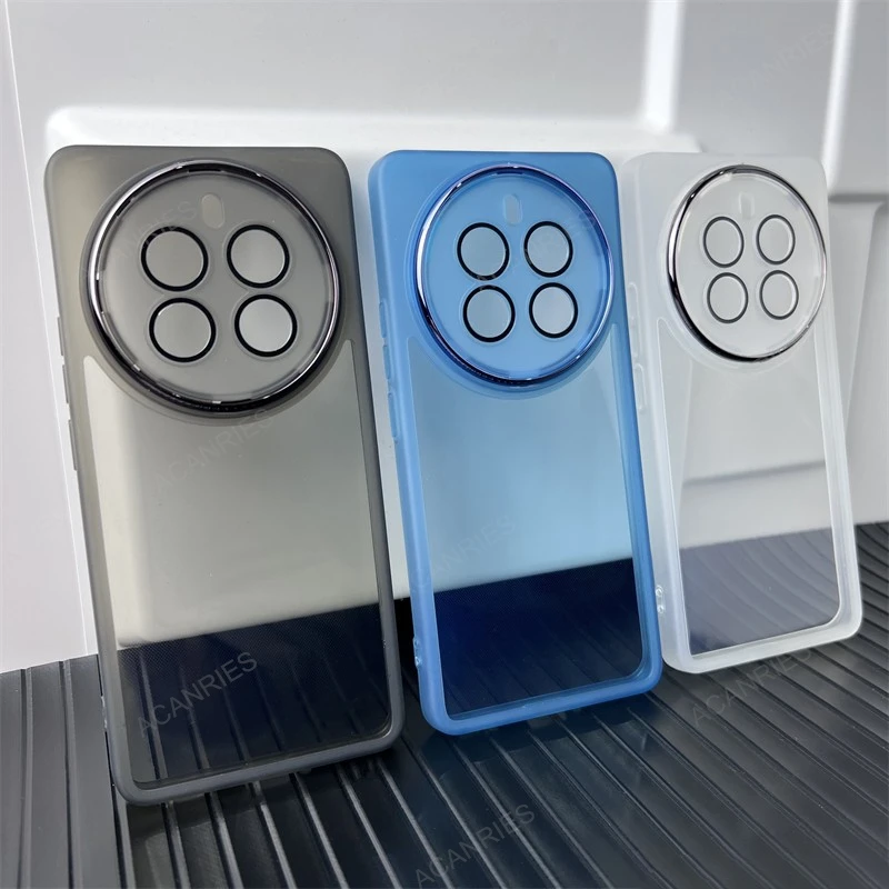 Solid Color Silicone Soft Case with Camera Protection