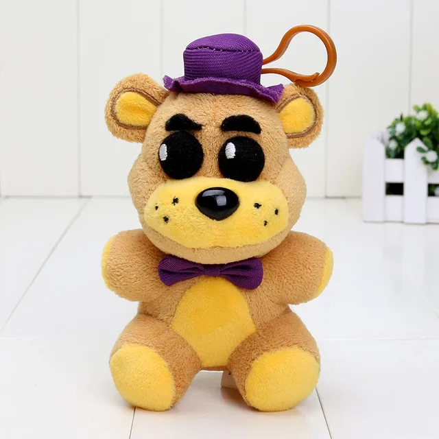 14cm fnaf plush keychain plush toys Freddy Fazbear Chica Mangle Foxy Bonnie  plush bag pendant toy - AliExpress