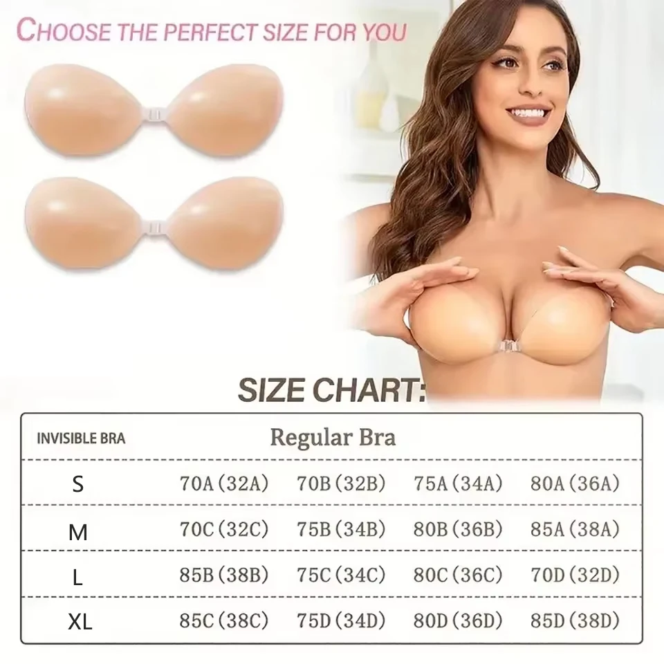 SIMYJOY 4 Paia di Copricapezzoli di Sollevamento del Seno Senza