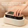 Colsur S39 Bluetooth Stereo 1800mAh Battery Support 15W Wireless Charging Digital Clock Display Night Light Bluetooth Speakers 2