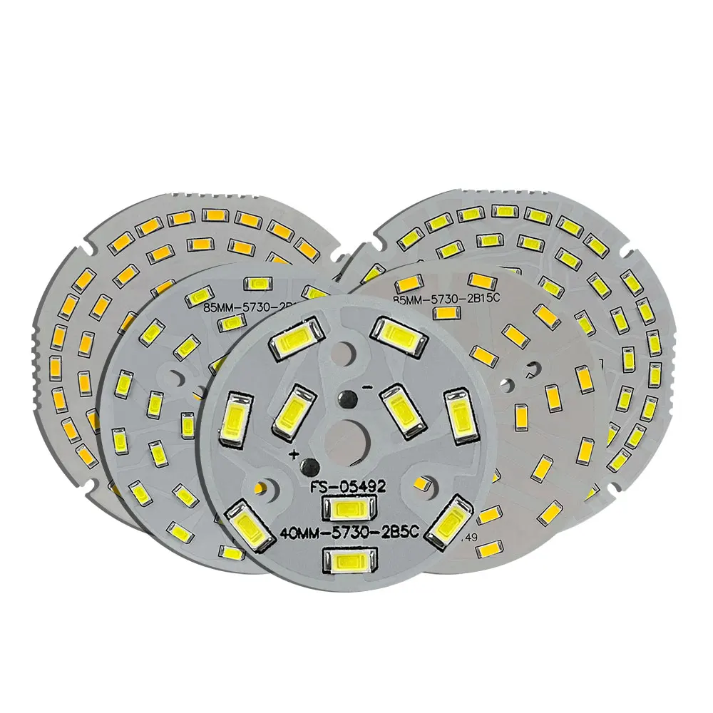 LED light source round light panel 1PCS 3W 5W 9W 15W 18W 24W 36W 50W SMD5730 DIY bulb modification panel accessories led light panel