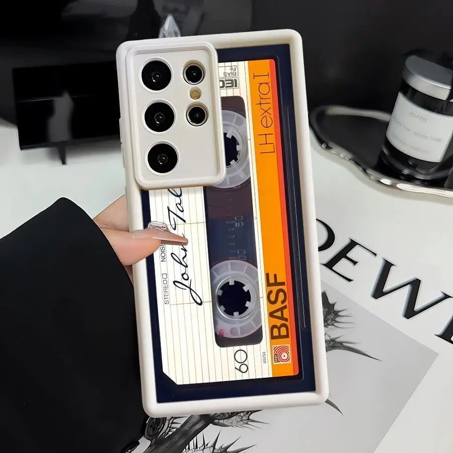 Retro Art Cassette Soft Shell Phone Case