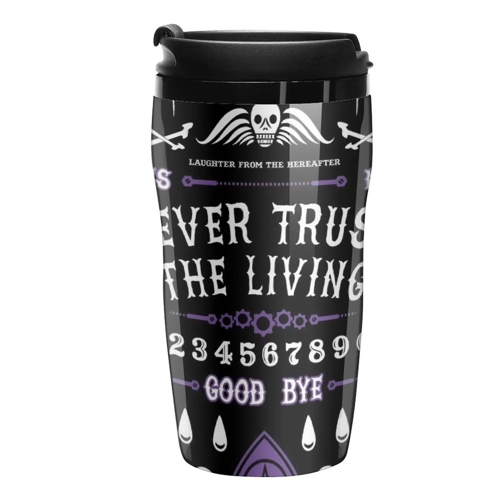 

New Hereafter - Never Trust The Living - Creepy Cute Goth - Occult Travel Coffee Mug Coffee Mug Beautiful Tea Cups