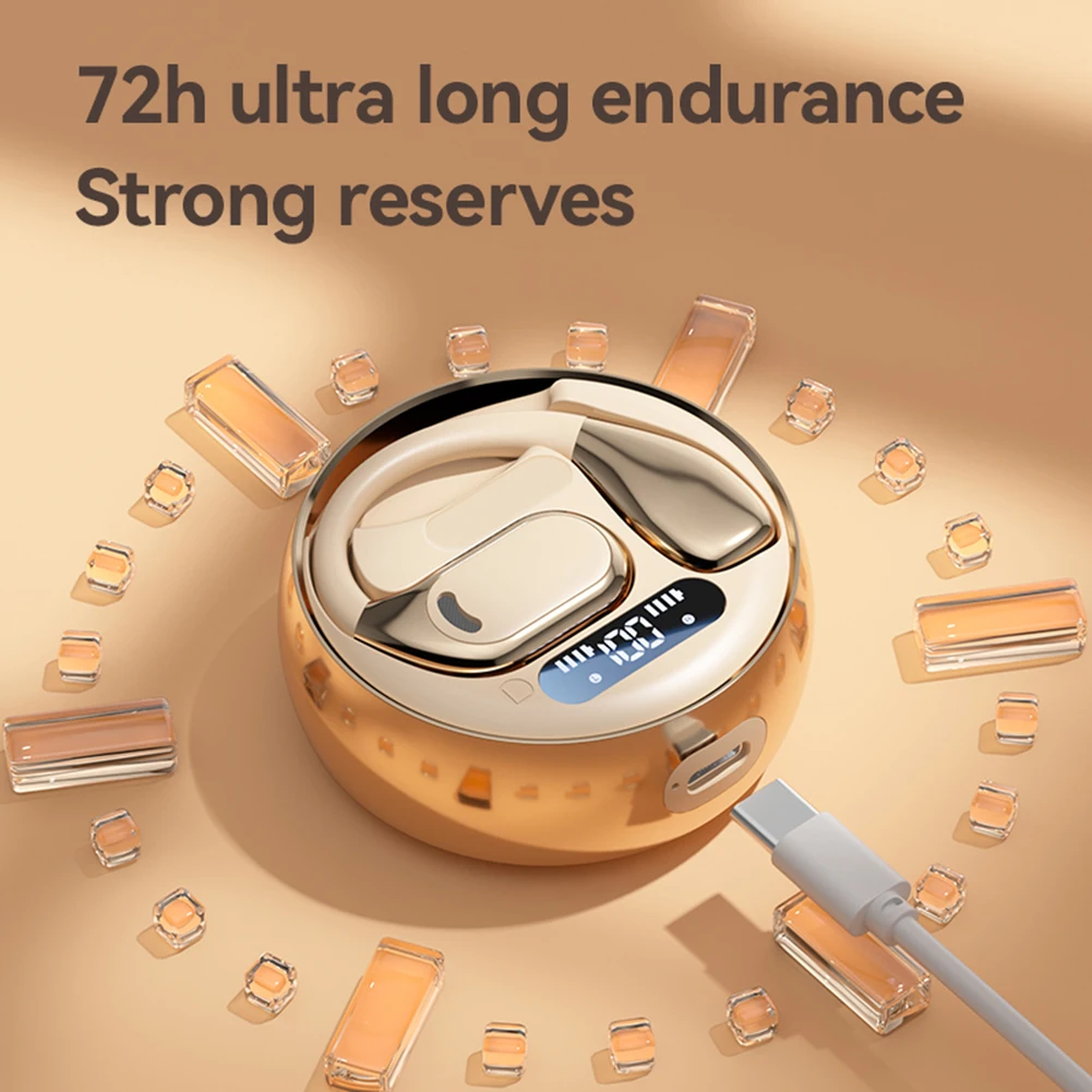 Smart AI Language Translation Earbuds BT 5.4 Real-time Two-Way Noise Cancelling For Business Sport