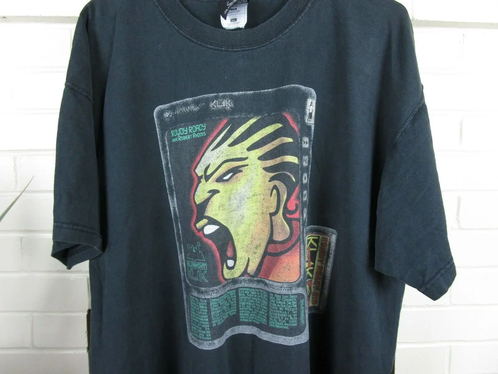 Vintage Rowdy Roady The Real Dalinkwent Klik Mements Hip-Hop Rap T-Shirt Sz Xxl Maniche Lunghe