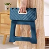 2024 New Adult Children Portable Folding Stool Thickened Plastic Saddle Chair For Outdoor Camping And Fishing 2
