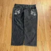 2000s Oversized Couple Jeans American New Fashion Embroidered Loose Jeans Men And Women Street Casual Floor Mopping Pants 3
