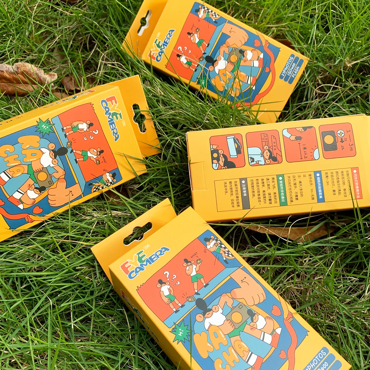 2024 New Single Use One Time Disposable Film Camera with Flash 27 Exposure Photos 31mm F11 30mm F9 ISO400 FYE Retro Camera