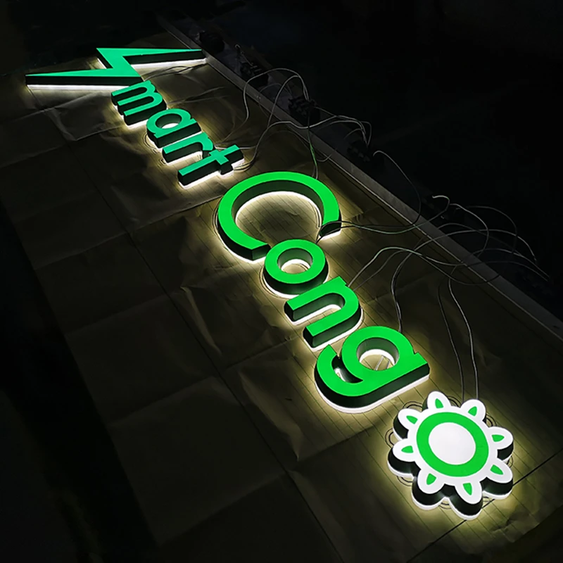 3D Banners Signboard Outdoor Acrylic Letter For Store Channel Letters 3D Led Shop Letters
