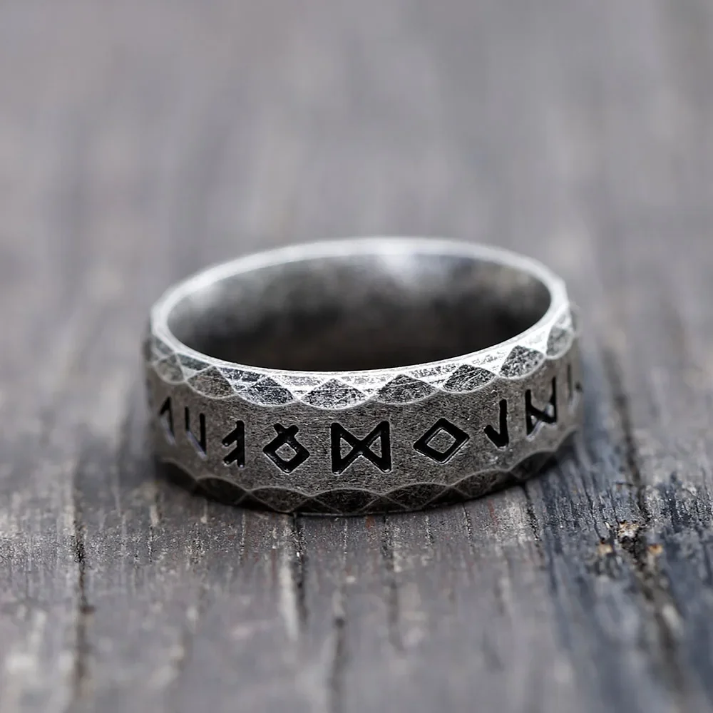 Viking Runes Ring by Tinkers - Image 7