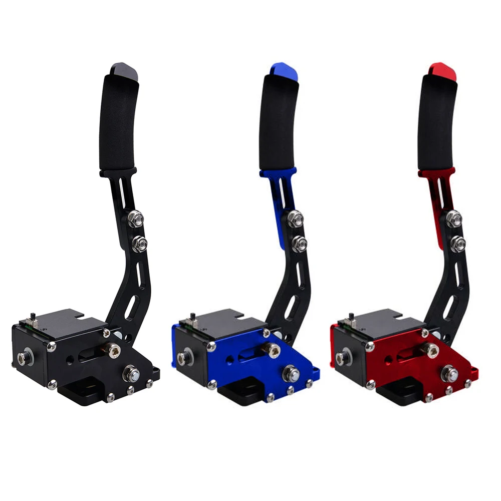 Racing Handbrake PS4 PS5 PC Aluminum USB Handbrake Black/Red/Blue For SIM Auto Racing Games G29 Steel For PC Windows without accessory