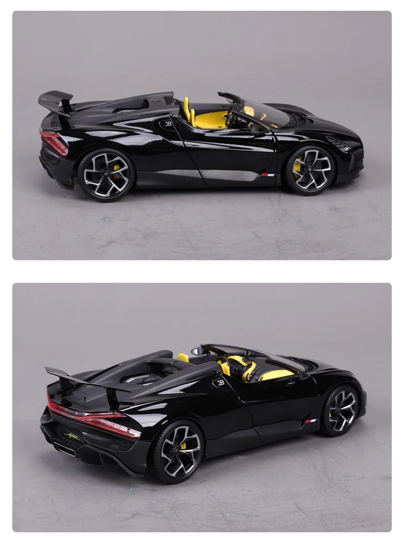 1:18 Bburago Bugatti W16 Mistral Model Car Sports Diecast Bugatti Mistral Cart Alloy Luxury Vehicle Toys Car Kids Gift 25 Sfe357d3aa5084fc994c1610a5271591bM