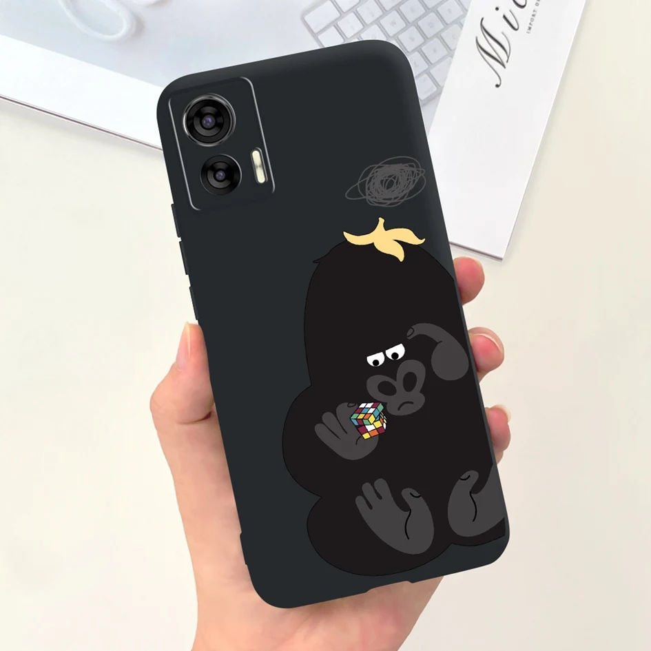 Cute Cartoon Tulip Shockproof TPU Phone Case - Anti-Fall Bumper Cover
